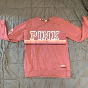 Pink crew sweater